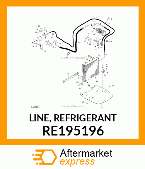 LINE, REFRIGERANT RE195196