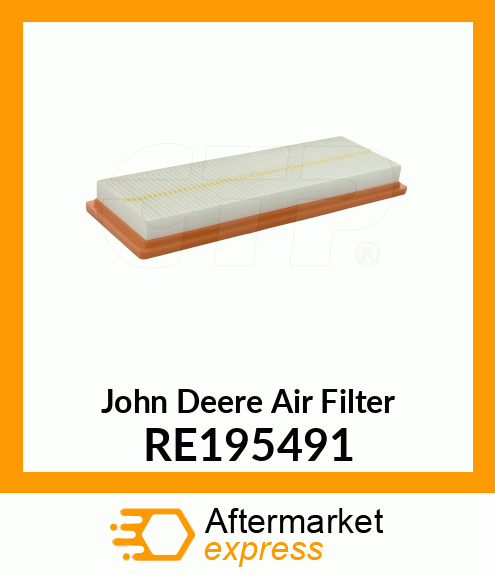 AIR FILTER, RECIRCULATION CAB AIR F RE195491