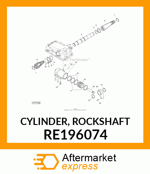 CYLINDER, ROCKSHAFT RE196074