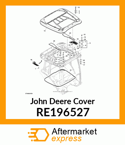 COVER,ACCESS,ASSEMBLY,RH RE196527