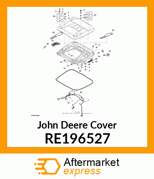 COVER,ACCESS,ASSEMBLY,RH RE196527