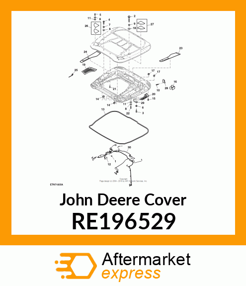 COVER,ACCESS,ASSEMBLY,LH RE196529