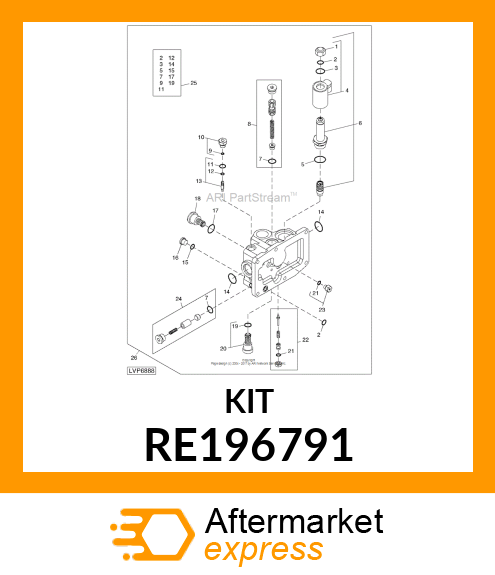 SOLENOID VALVE, EH HITCH RE196791