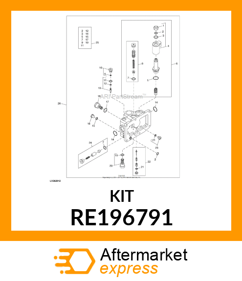 SOLENOID VALVE, EH HITCH RE196791