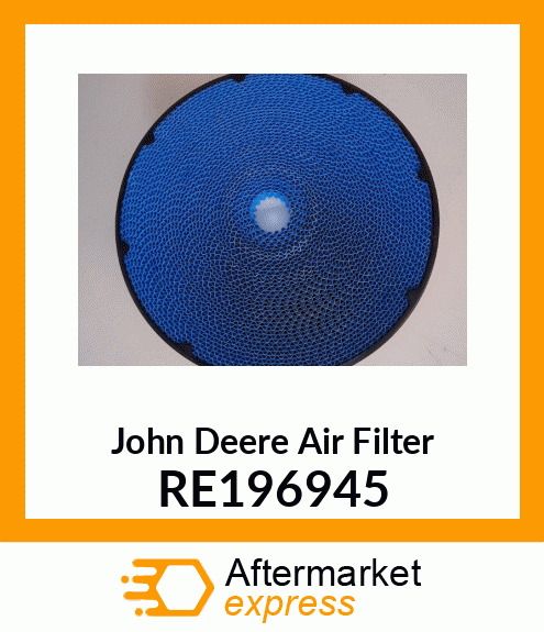 ELEMENT, AIR FILTER RE196945