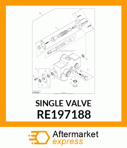 SELECTIVE CONTROL VALVE, SINGLE REA RE197188