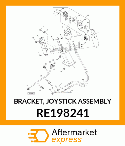 BRACKET, JOYSTICK ASSEMBLY RE198241