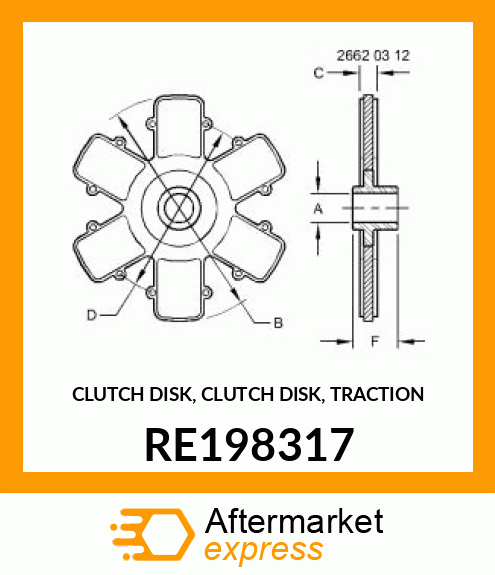 Clutch Disk RE198317