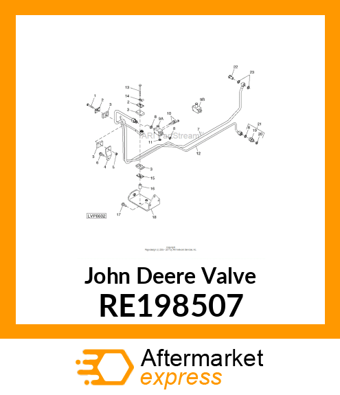 VALVE, 20 BAR CHECK WITH TEE RE198507