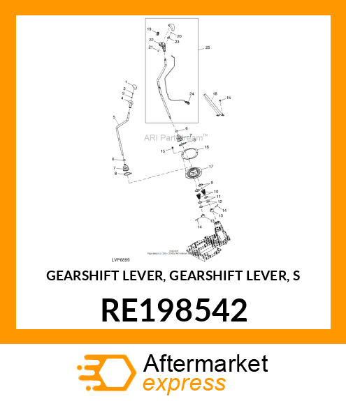 GEARSHIFT LEVER, GEARSHIFT LEVER, S RE198542