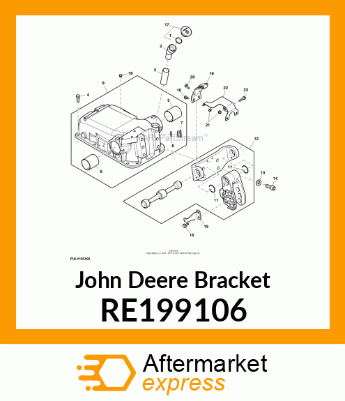 BRACKET, CENTERLINK RE199106