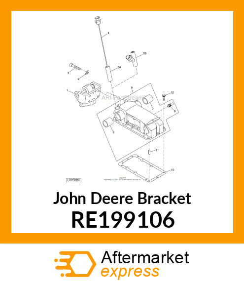 BRACKET, CENTERLINK RE199106