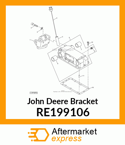 BRACKET, CENTERLINK RE199106