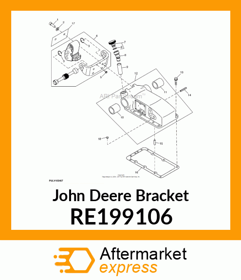 BRACKET, CENTERLINK RE199106