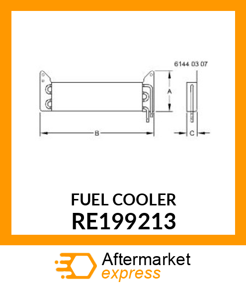 FUEL COOLER RE199213