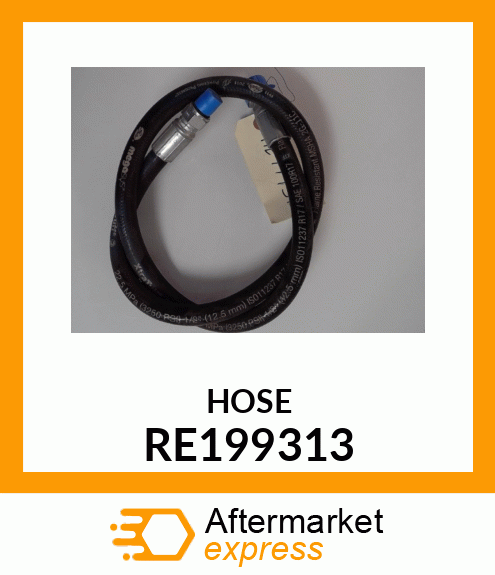 HYDRAULIC HOSE, RH HITCH CYL ROD EN RE199313