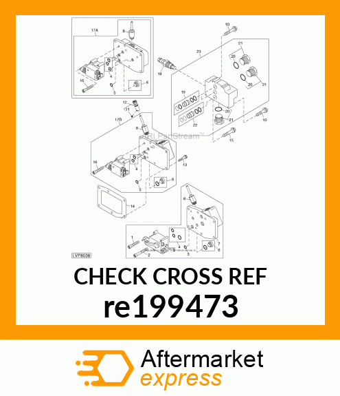 CONTROL VALVE, 20 SERIES ROCKSHAFT re199473