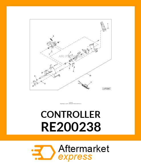 REVERSER CONTROLLER, REVERSER CONTR RE200238