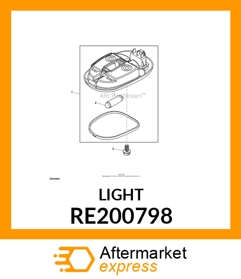 BULB, SERVICE 10 WATT/12 VOLT RE200798