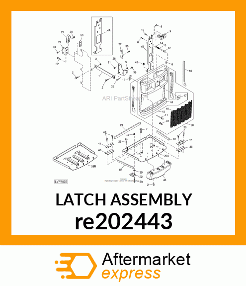 LATCH ASSEMBLY re202443