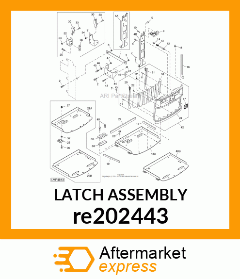 LATCH ASSEMBLY re202443