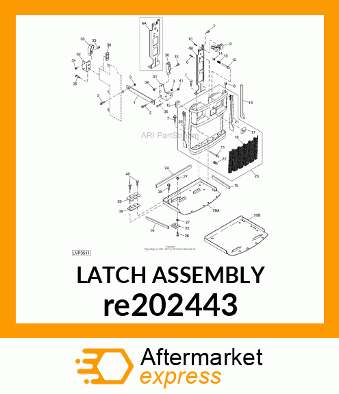 LATCH ASSEMBLY re202443