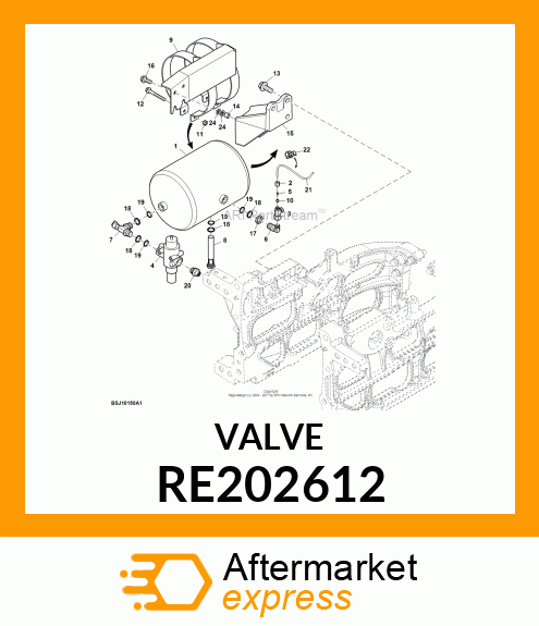 ADAPTER FITTING, ORFS RE202612