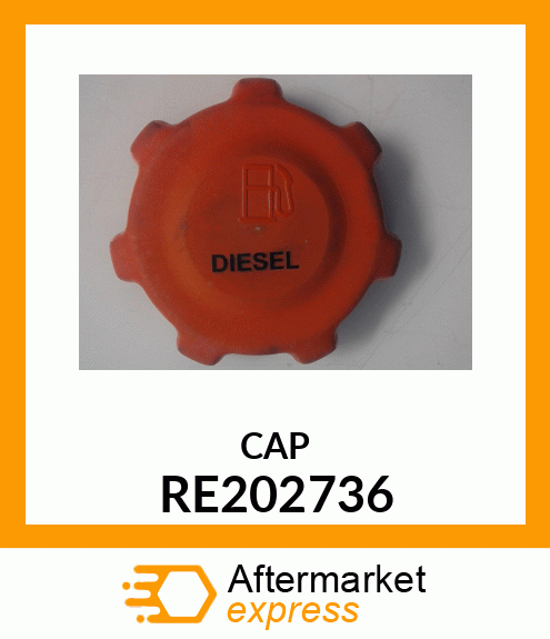 FILLER CAP, FUEL TANK RE202736