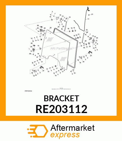 BRACKET RE203112