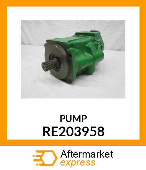 Hydraulic Pump - HYDRAULIC PUMP, 75CC RE203958