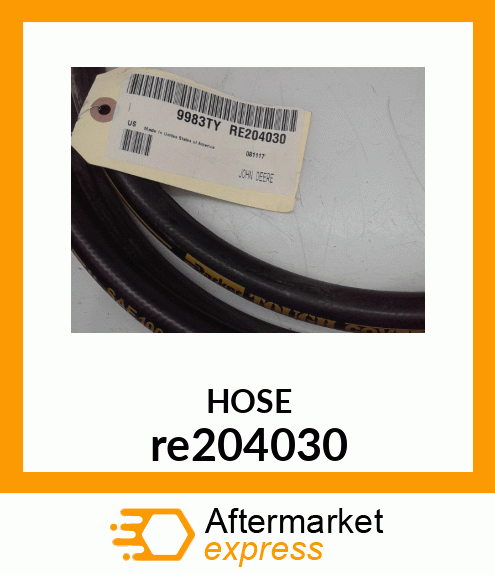 HYDRAULIC HOSE, HOSE, HYDRAU re204030