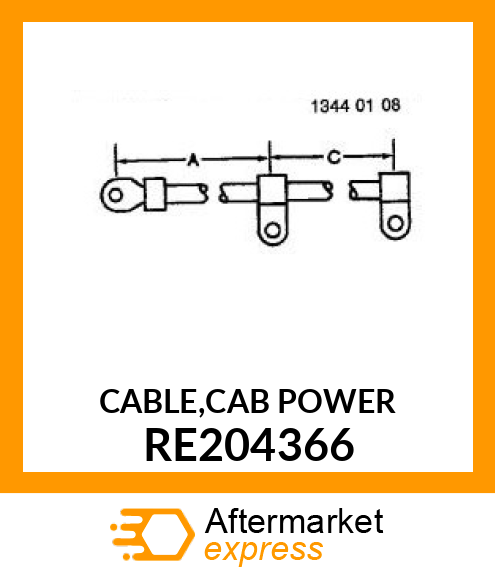 CABLE,CAB POWER RE204366