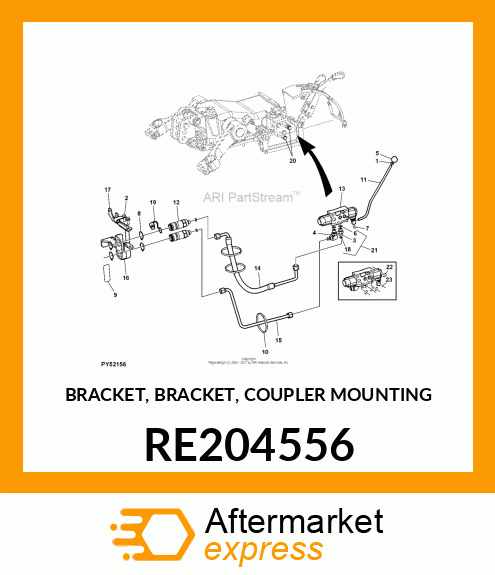 BRACKET, BRACKET, COUPLER MOUNTING RE204556