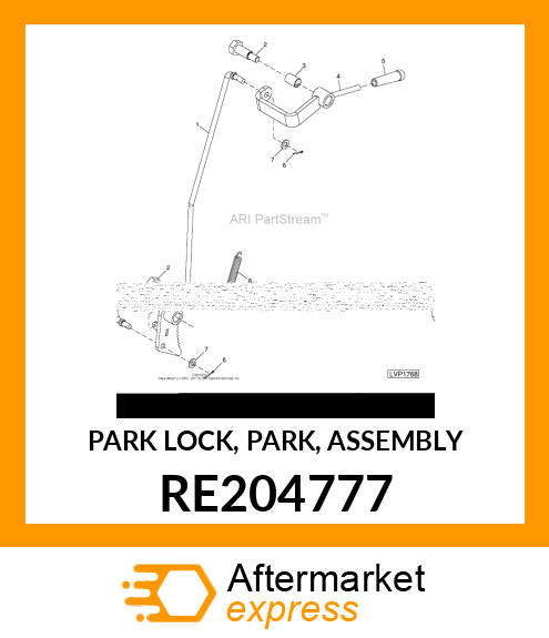 PARK LOCK, PARK, ASSEMBLY RE204777