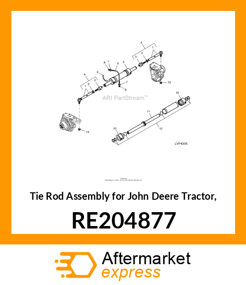 TIE ROD, ASSEMBLY RE204877