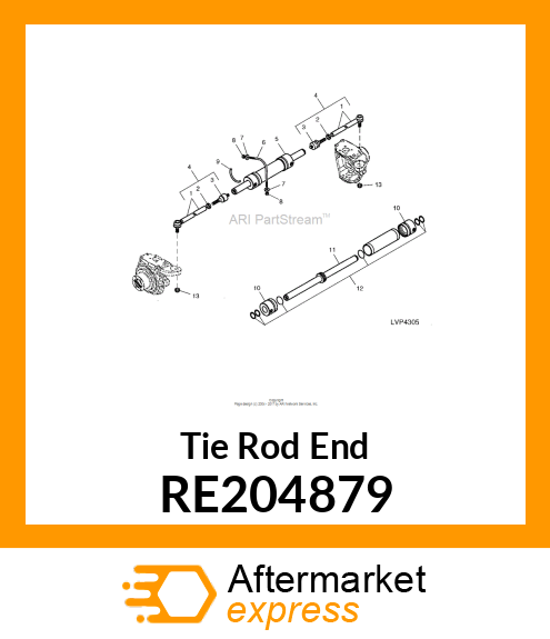 TIE ROD END, INNER RE204879