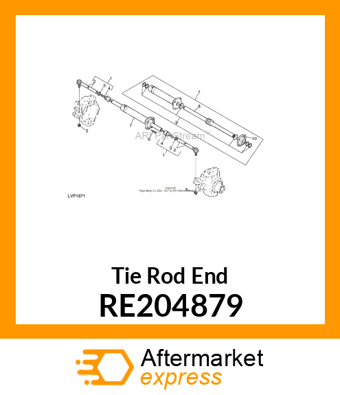 TIE ROD END, INNER RE204879