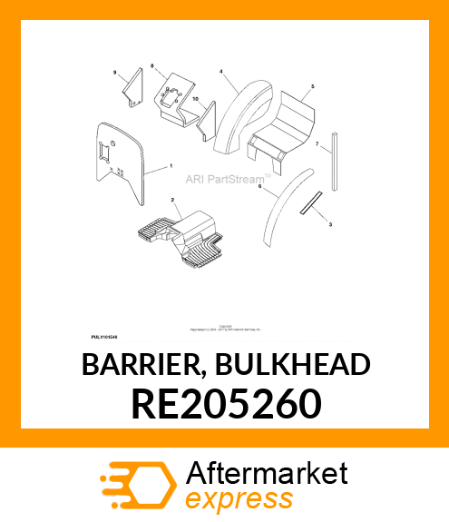 BARRIER, BULKHEAD RE205260