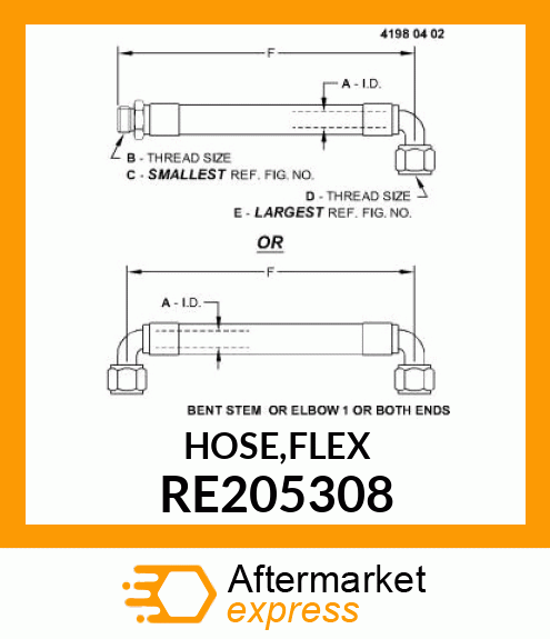 HOSE,FLEX RE205308