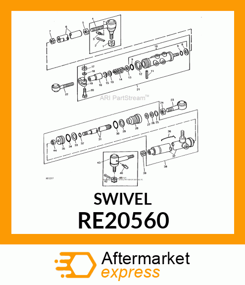 END, ROD AND SPHERICAL BEARING RE20560