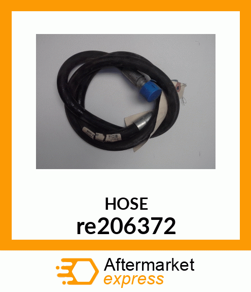 HYDRAULIC HOSE, PTO LUBE re206372