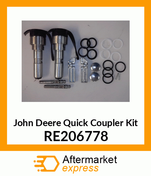 QUICK COUPLER KIT, RECEPTACLE KIT RE206778