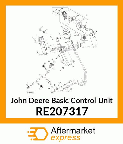 BASIC CONTROL UNIT, JOYSTICK, ASSEM RE207317