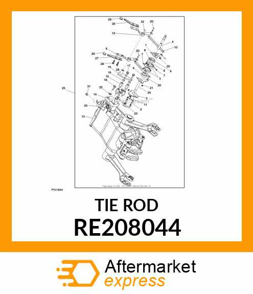 TIE ROD RE208044