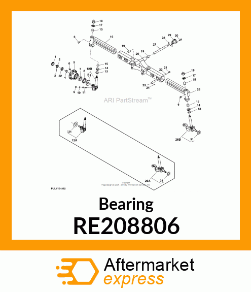 BEARING, TAPER RE208806