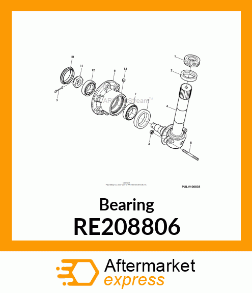 BEARING, TAPER RE208806