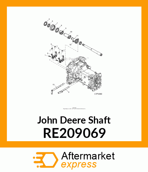 SHAFT, RELEASE, ASSEMBLY TSS, YAN RE209069