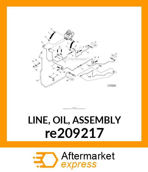 LINE, OIL, ASSEMBLY re209217