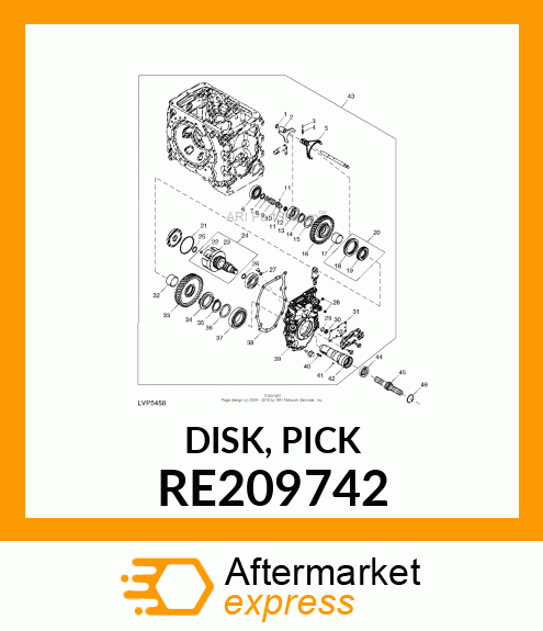 DISK, PICK RE209742