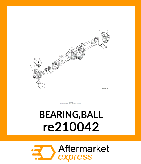 BEARING,BALL re210042